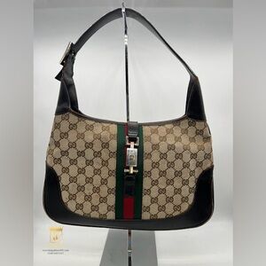 Gucci gg canvas Jackie O bag